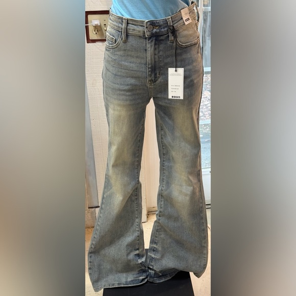 Distressed Flare Denim Judy Blue Jeans - Style #; 88655 - Picture 1 of 6